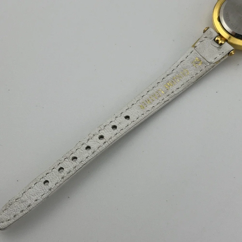 Rare Vintage Mickey Mouse Virgin Islands Orbit Watch Leather Band- New Battery